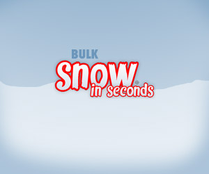 Bulk Snow in Seconds
